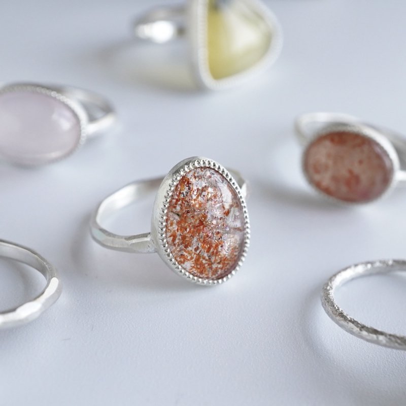 Sunstone ring