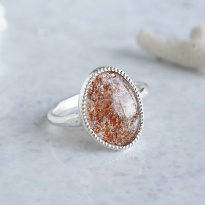 Sunstone ring