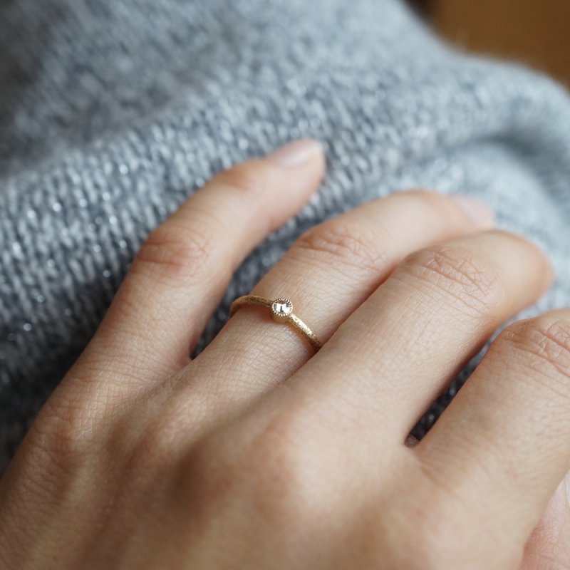 Garnet birthstone ring