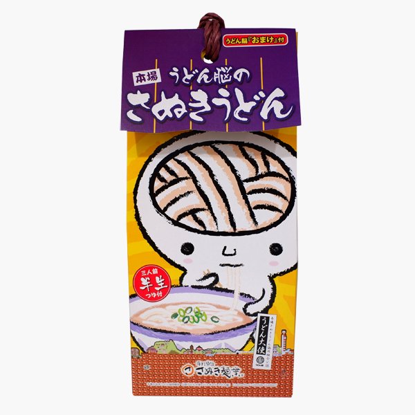 【うどん脳通販オフィシャルショップ】うどん脳のさぬきうどん(3人前) - 四国ショップ88｜小豆島そうめん・讃岐うどん・四国のおみやげ・ギフト