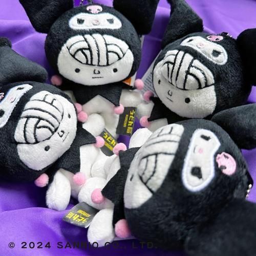 うどん脳　クロミちゃん1000個限定コラボぬいぐるみ　2セット うどん脳通販オフィシャルショップ】うどん脳×クロミちゃんコラボ