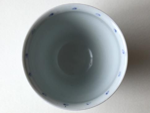 工房あめつち　色絵鶴鹿同春ゆのみ3個セット＆色絵豆皿4枚セット 工房あめつち 色絵鶴鹿同春ゆのみ3個セット＆色絵
