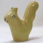 鹿児島睦　フラワーベース/En Liten Van （小さな友達）/Squirrel（リス）/イエロー