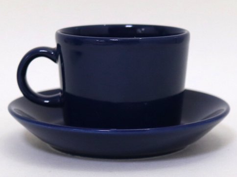 Vintage/ヴィンテージ/カップ＆ソーサー/iittala/Teema/ブルー - 力丸雑貨店 作家の器（うつわ）と雑貨のセレクトショップ