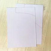 型紙【袖付き】（ソロストラット用）110〜LLサイズ