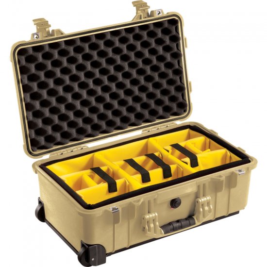 ペリカンケース PELICAN 1510 Carry On Case with Yellow and Black 