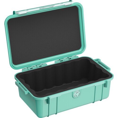 ペリカンケース PELICAN 1060 Solid Micro Case (Black/Seafoam 