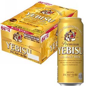 サッポロ エビスビール 500ｍｌ缶 １ケース（２４本入）【送料割引対象 
