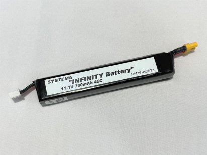 SYSTEMA：Li-Poバッテリー INFINITY用 11.1V / 700mAh 45C - SYSTEMA トレーニングウェポン専門店  GunsmithNBABA