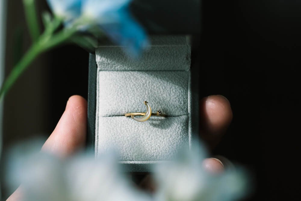 月と星の指輪 - Kei Nakamura Jewellery | 屋久島で生まれる感動 ジュエリー 結婚指輪
