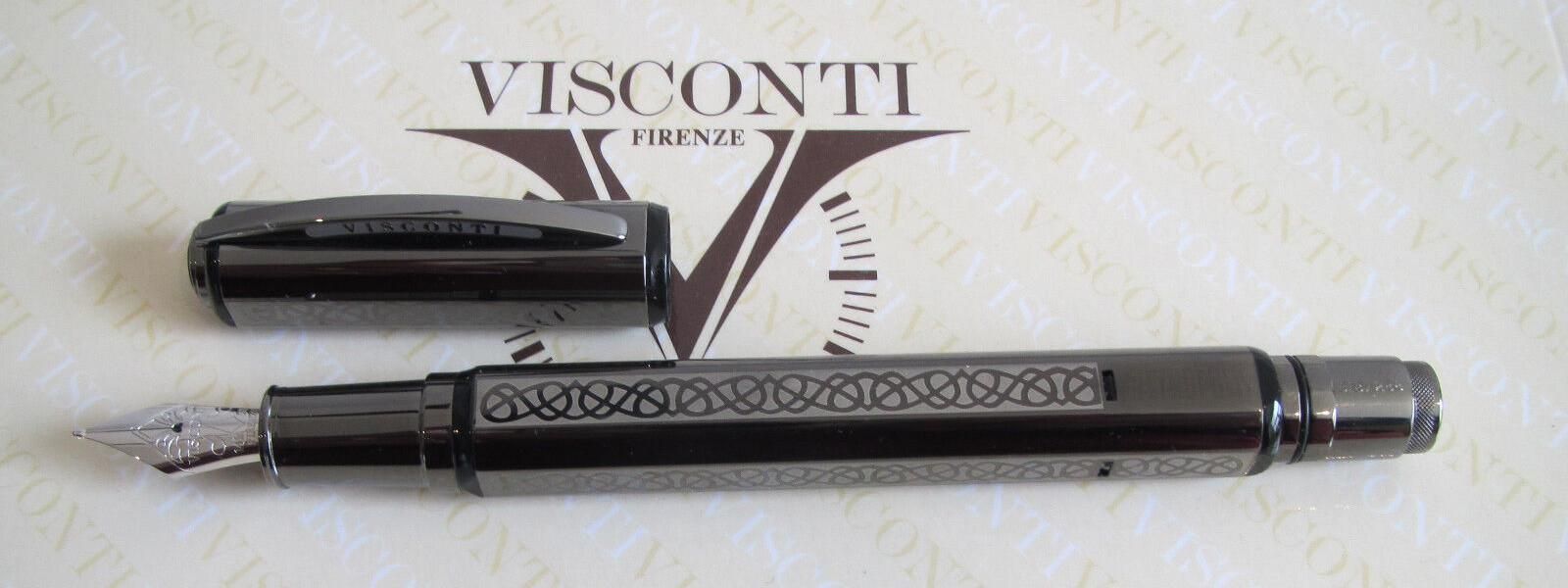 ビスコンティ 万年筆 限定品 メトロポリス ガンメタル Visconti