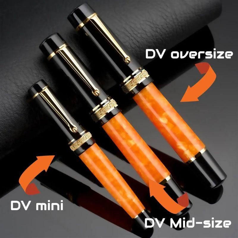 デルタ 万年筆 オリジナル ミニ DV Mini ゴールドトリム 14金ニブ