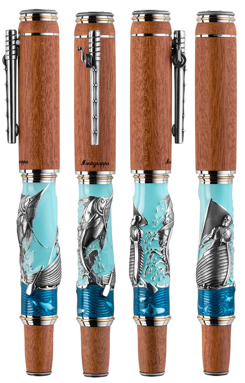 モンテグラッパ ローラーボール 特別限定品 ヘミングウェイ 老人と海 ザ・オールドマン u0026 ザ・シー Montegrappa The Heroism  of Hemingway THE OLD MAN AND THE SEA Rollerball │ インへリットペン