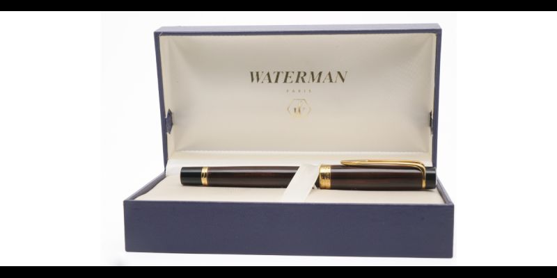 ウォーターマン リエゾン エボナイト オレンジ万年筆 Rangaモデル 4 エボナイト万年筆 – Fountain Pen Revolution
