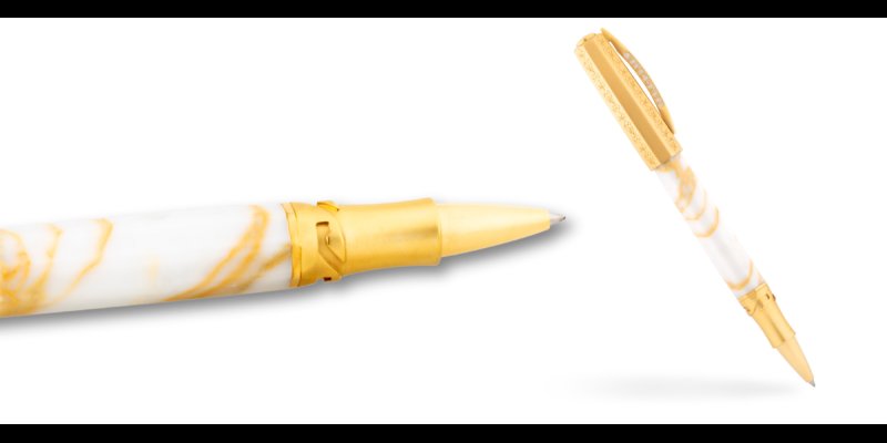 Visconti Il Magnifico Calacatta Gold Fountain Pen