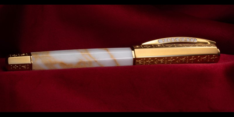 Visconti Il Magnifico Calacatta Gold Fountain Pen ƥ ޥ˥ե ޥ˥ե