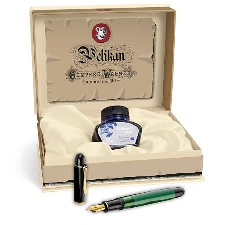 Amami 新品文具】 Pelikan M120 グリーンブラック万年筆 - 筆記具