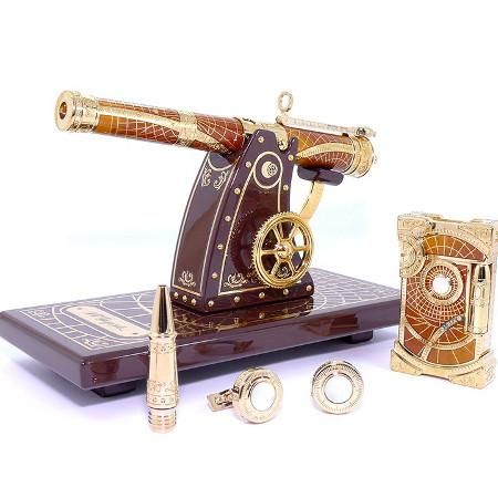 正規限定 デュポン リフレクション装飾 リバーシブルカフス シェル×黒×ゴールド デュポン 限定品 シュート ザ ムーン プレステージ