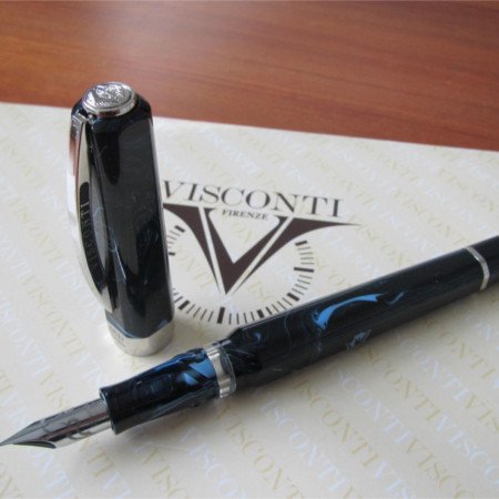 廃番/美品】万年筆 VISCONTI オペラタイフーン 字幅M-