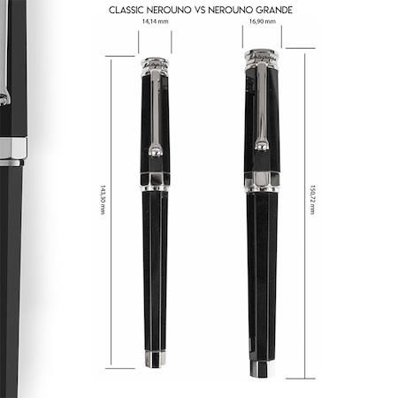 デルタMONTEGRAPPA モンテグラッパ ネロウーノ 万年筆 M - 筆記具