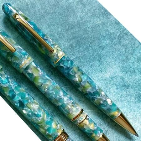 エスターブルック ボールペン エスティ シーグラス ゴールド
