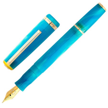 エスターブルック 万年筆 JR ポケットペン パラダイス ブルーブリーズ Esterbrook JR PARADISE Pocket Pen Blue  Breeze Fountain Pen │ インへリットペン