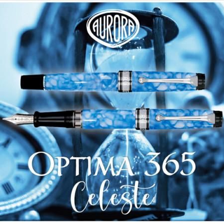 OpTIMA 365 AZZURRA 「オプティマ３６５アズーロ」 Review: Aurora Optima (365 Azzurra, Fine Nib) – Hand Over