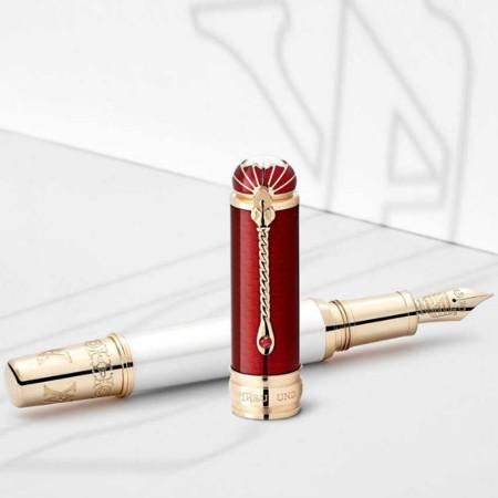 極美品●MONTBLANC モンブラン パトロンシリーズ 1994年 ルイ14世 28612 3987/4810 SV925 ペン先18K Mニブ 万年筆 ゴールド 総重量51.5g