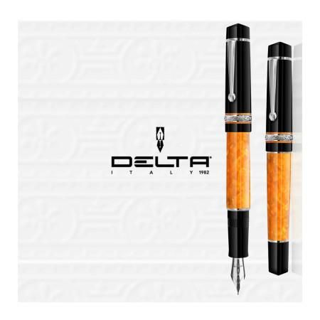 デルタ 万年筆 ドルチェビータ DV シルバートリム カートリッジ/コンバーター式 14金ニブDELTA Dolcevita fountain pen  │ インへリットペン