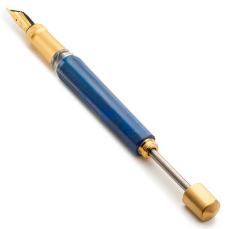 ビスコンティ 万年筆 オペラ ゴールド ブルー Visconti Opera Gold Blue Fountain Pen │ インへリットペン