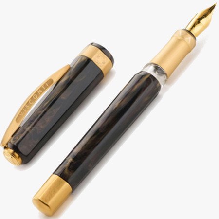 ビスコンティ 万年筆 オペラ ゴールド ブラック Visconti Opera Gold