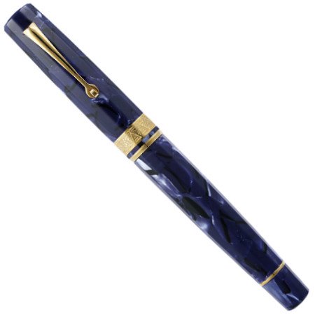 オマス パラゴン ブルーロイヤル ゴールドトリム 万年筆 Omas Paragon Blue Royale GT celluloid fountain  pen ｜ インヘリットペン