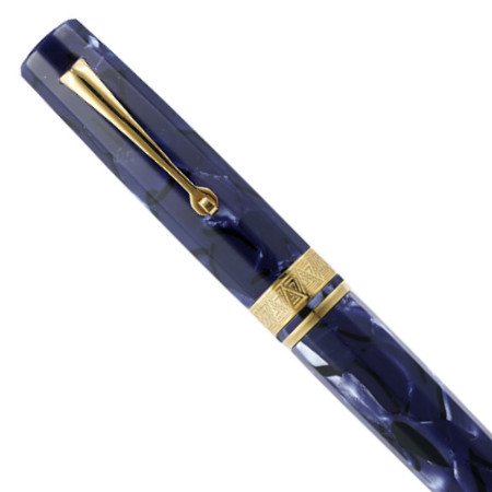 オマス パラゴン ブルーロイヤル ゴールドトリム 万年筆 Omas Paragon Blue Royale GT celluloid fountain  pen ｜ インヘリットペン