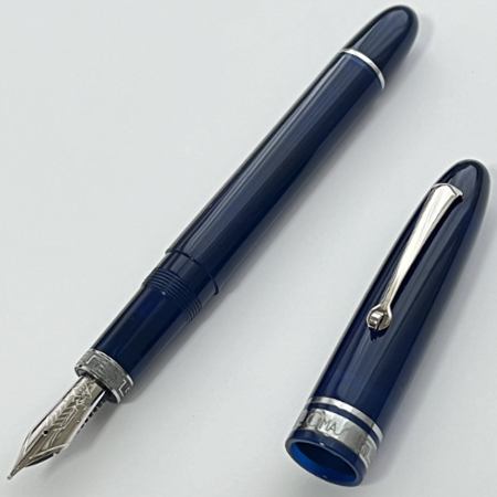 ޥ  ֥롼 Сȥ ǯɮ Omas Ogiva Blue ST fountain pen04