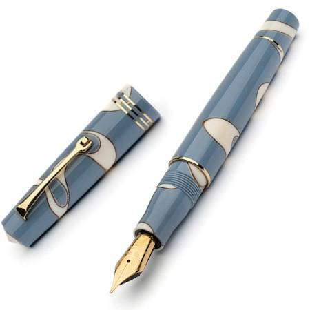 モンブラン 万年筆（ステンレス ゴールドトリム）