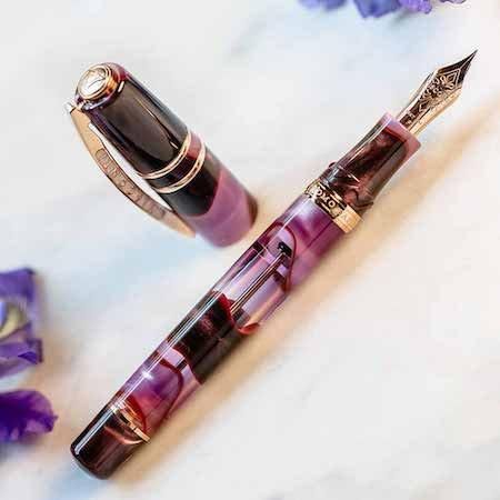 ビスコンティ 万年筆 限定品 ホモサピエンス アイリス ガーデン