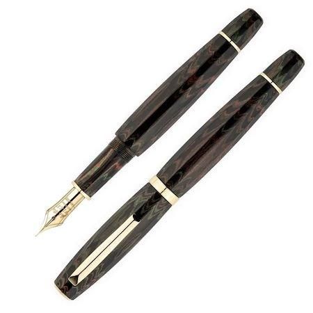 ※専用【美品/限定】　万年筆　SCRIBO フィール　字幅M フレックス スクリボ SCRIBO 万年筆 フィール エボナイト サッシネーリ 14金