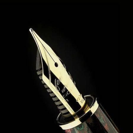 ※専用【美品/限定】　万年筆　SCRIBO フィール　字幅M フレックス スクリーボ 限定生産品 フィール アランチオ 万年筆 14Kフレックス/18K