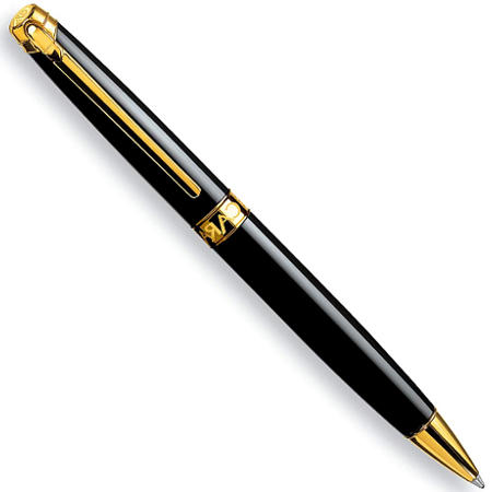 カランダッシュ ボールペン レマン コレクション 4789-282　エボニーブラック　ゴールド │ インヘリットペン