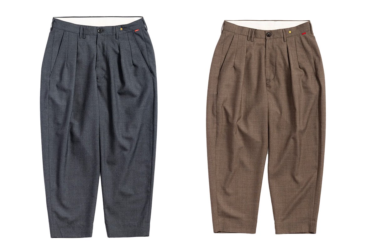 ANACHRONORM】SUMMER WOOL TAPERED TROUSERS｜AN211