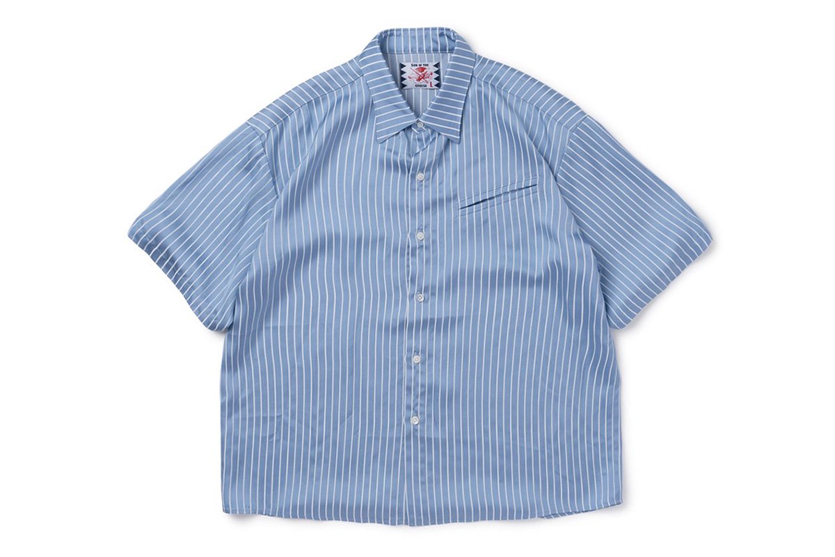 【SON OF THE CHEESE】Satin Stripe Shirt -  FROLIC(フローリック)鳥取市のセレクトショップ｜FROLIC通販サイト