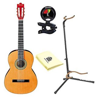 Ibanez GA3 Nylon String Acoustic Guitar Natural With Kaces KQA-120 - Kaces GigPak Ac