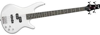 Ibanez GSR200 Electric Bass Guitar, Pearl White Finish