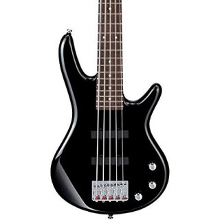 Ibanez GSRM25 Mikro 3/4 Size Electric Bass Guitar - 5 Strings - Black Finish