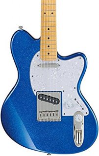 Ibanez Talman Series TM302PM Electric Guitar Blue Sparkle