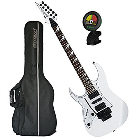 【安心の返金保証有！輸入ギターならGuitars Walker】Ibanez RG450DX Electric Guitar White (Left  Handed) w/ Gig Bag and Tuner!