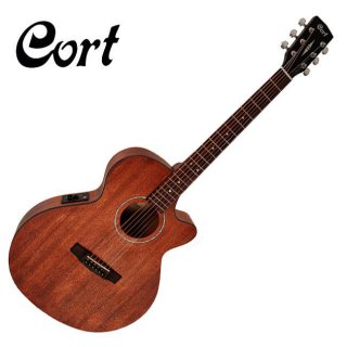 Cort SFX-MEM Cutaway All Mahogany Pickup Preamp EQ Slim Body Acoustic Guitar