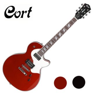 Cort Sunset II Set In Neck Single Cut Chamber Mahogany Maple Top Electric Guitar