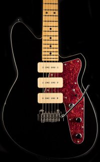 Reverend Guitars Jet Stream 390 Black Electric Guitar