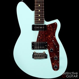 NEW REVEREND DOUBLE AGENT CHRONIC BLUE - OFFSET ELECTRIC GUITAR W/ KORINA BODY